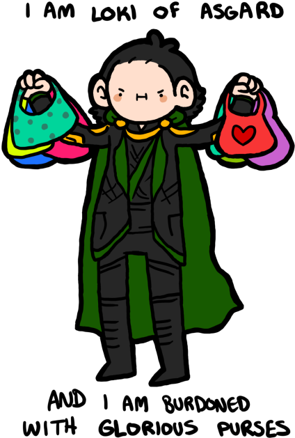 The Avengers Loki Avengers Loki Laufeyson I'll Add - Loki Of Asgard Burdened With Glorious Purses (500x667)
