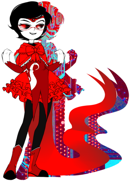 Homestuck God Tier Jane Crocker She Transparent - Evil Jane Crocker Homestuck (500x600)