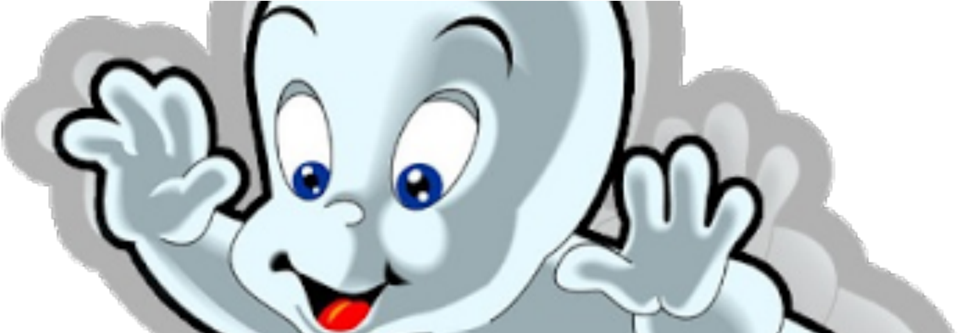 Casper Has Run Off With My Brain - Casper The Friendly Ghost Png (1600x480)