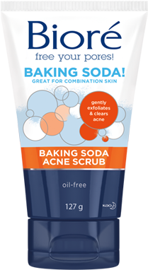Baking Soda Png - Bioré Scrub (390x418)