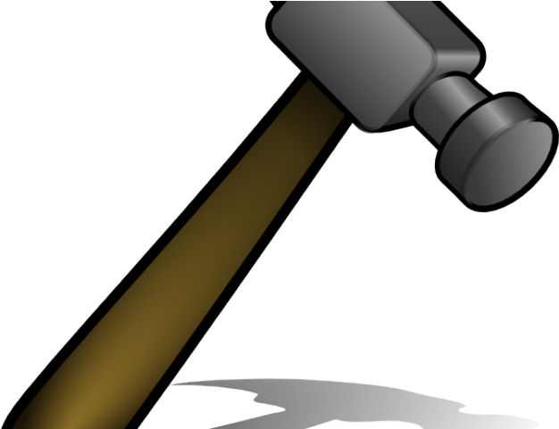 Hammer Clipart Free Vector - Cartoon Hammer (640x480)