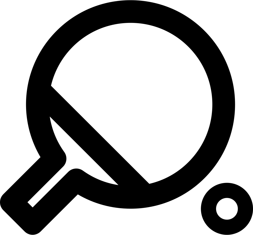 Ping Pong Racket And Ball Comments - Table Tennis Racket (980x912)