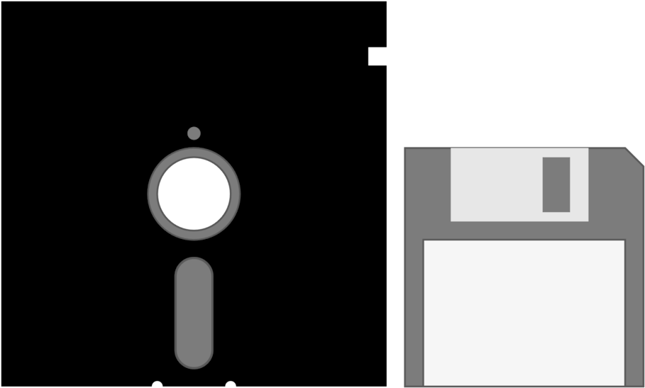 5' And - Floppy 5.25 Vector Free (958x596)
