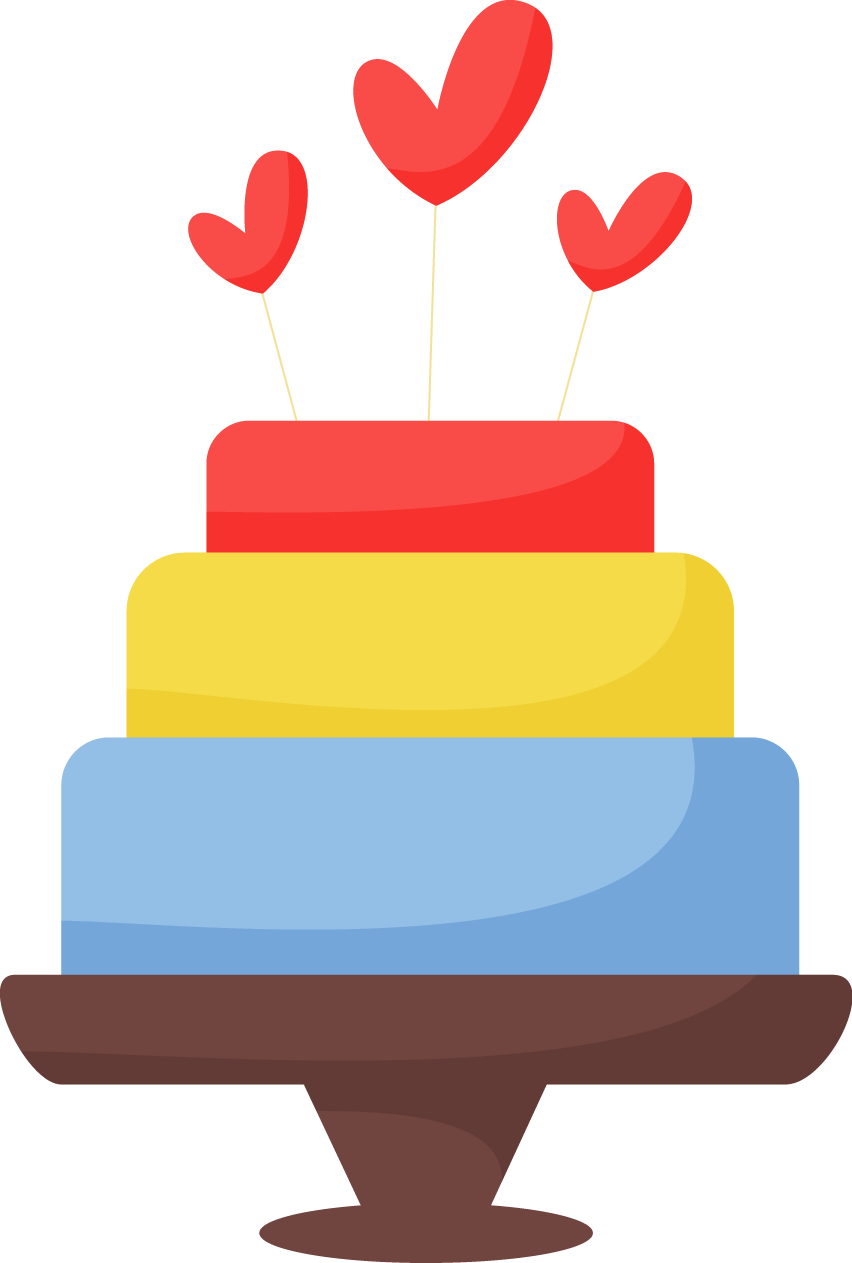 Wedding Cake Clipart Wedding In Love - Cake (852x1263)