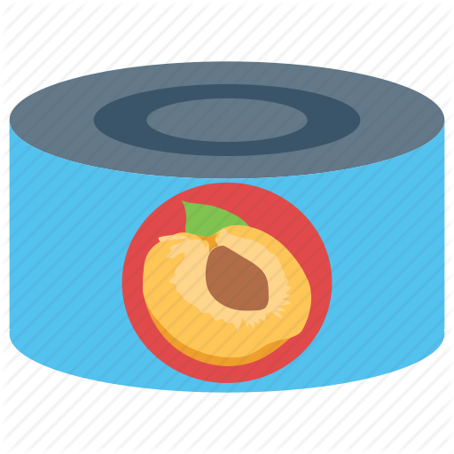 Jam Clipart Apricot Jam - Canned Fruit Icon Png (512x512)
