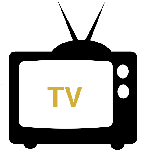 Amen On Tv - Vintage Tv Clip Art (500x482)
