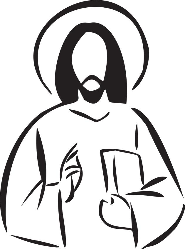 Amen - Jesus Christ Illustration (630x849)