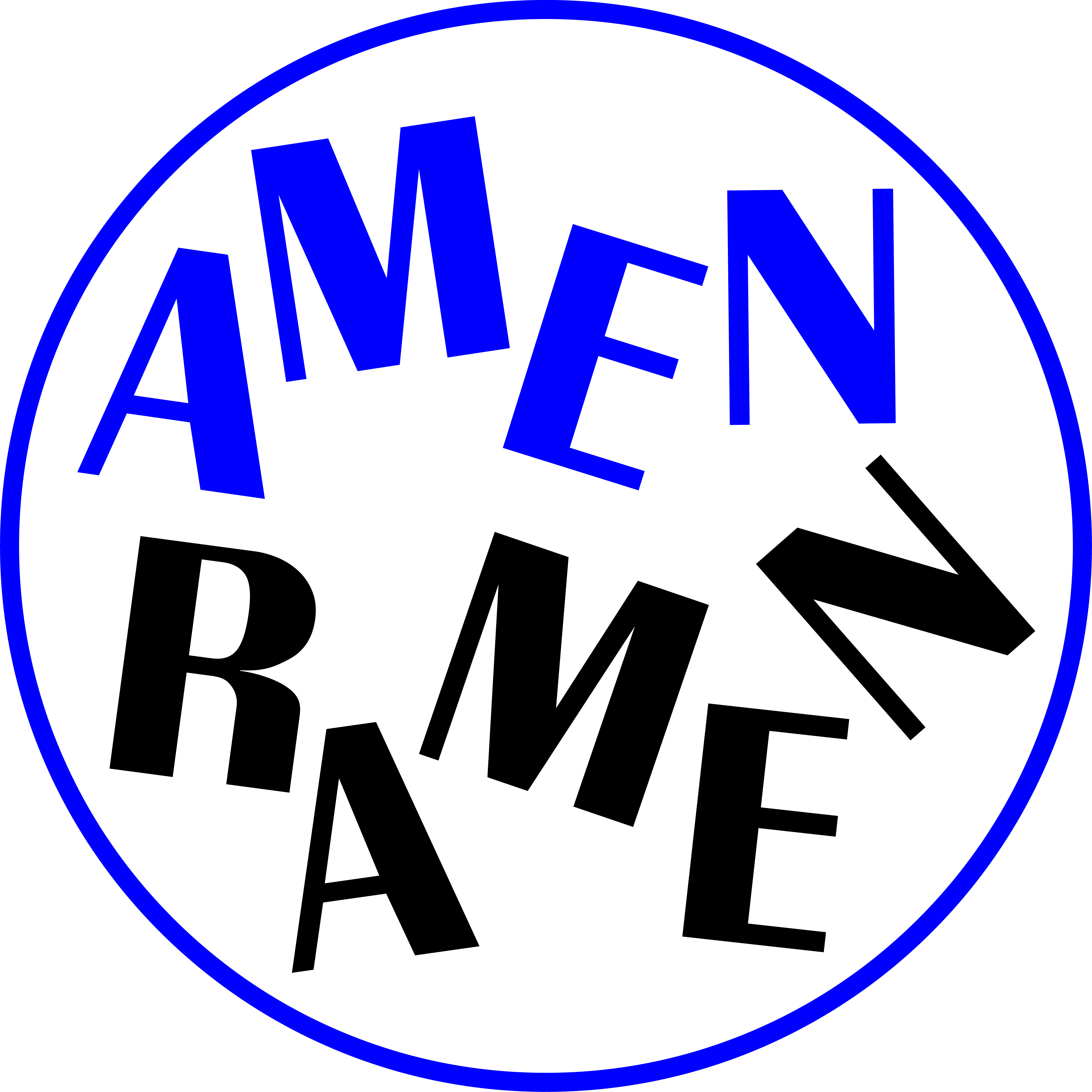 Amen Ramen - - Circle (4076x4076)
