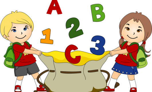 123 Cliparts - Kids Montessori Cartoon (530x320)