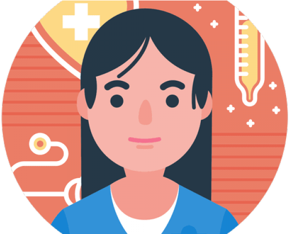 Nurse Clipart Transparent Background - Poster (593x481)