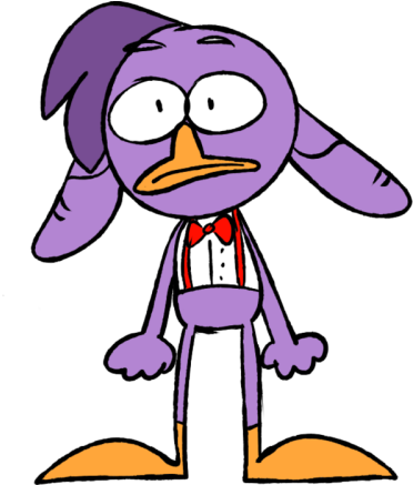 This Is Megamegaduck He Has No Pants - Cartoon (400x436)