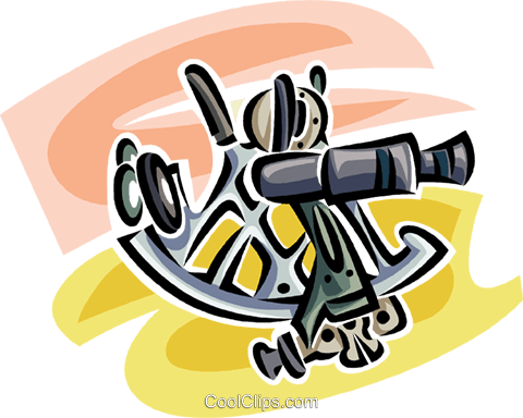 Sextant Royalty Free Vector Clip Art Illustration - Sextant Royalty Free Vector Clip Art Illustration (480x384)