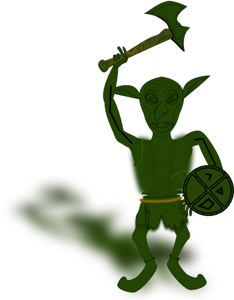 Goblin Clip Art At Clkercom Vector Online Royalty Free - Goblin (474x595)
