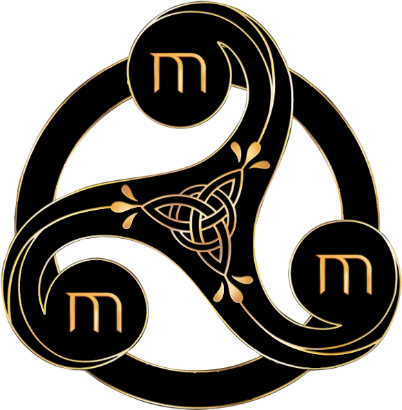 Merlin Triskele Symbol - Merlin The Wizard Symbol (600x600)