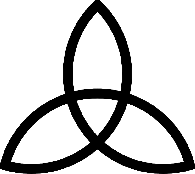 Simple Celtic Trinity Tattoo Design - Simbolo Do Martelo Do Thor (800x715)