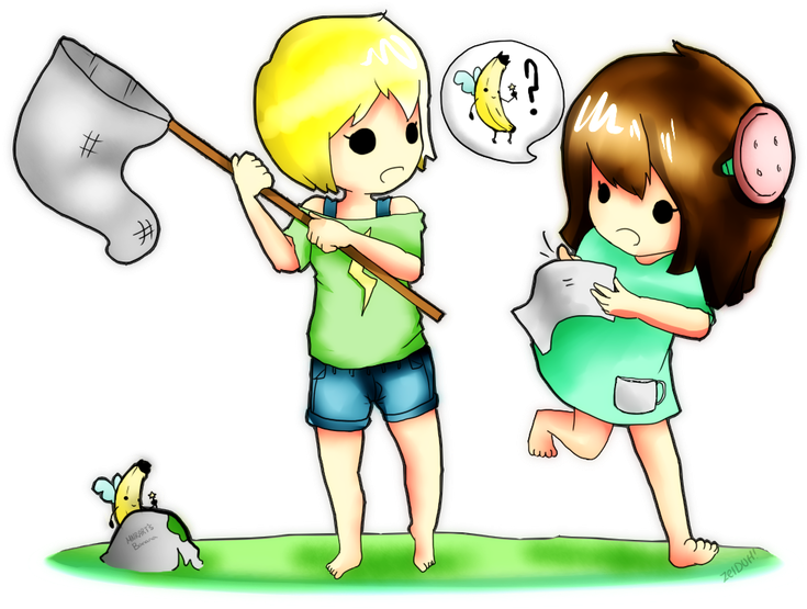 Fairy Banana Search By Zel-duh - Cartoon (900x675)