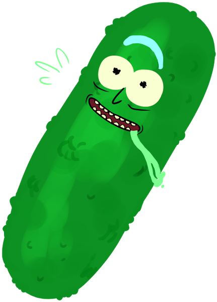 Pickle Riiiiick By Duh-r33 - Cucumber (928x861)