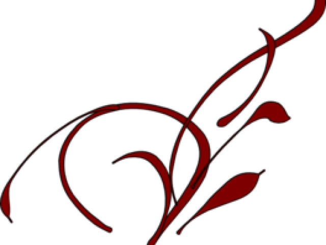 Vine Clipart Burgundy - Vines Clip Art (640x480)