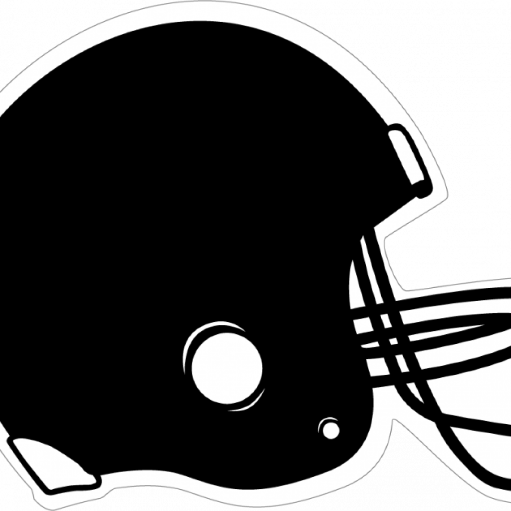 Football Helmet Clipart Black Football Helmet Clipart - Clip Art Football Helmet Printable (1024x1024)