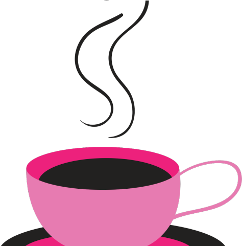 Paris Food Cliparts - Pink Coffee Clip Art (640x480)