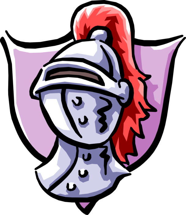 Knight Helmet Clip Art , Png Download - Knight Helmet Clip Art , Png Download (608x700)