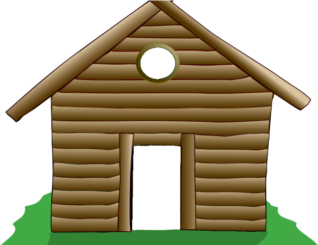 Cabin Clipart Transparent Background - Brick House Clip Art (640x480)