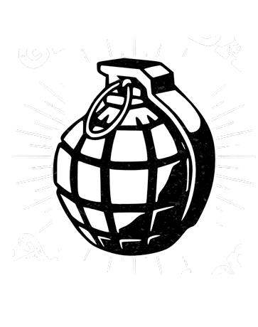 Grenade Drawing Logo - Hand Grenade (500x500)
