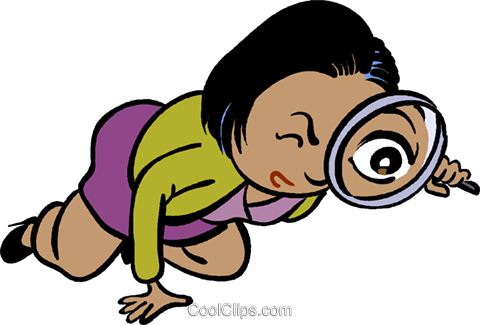 Mystery Clipart Look For Clue - Private Investigator Clipart Png (480x325)