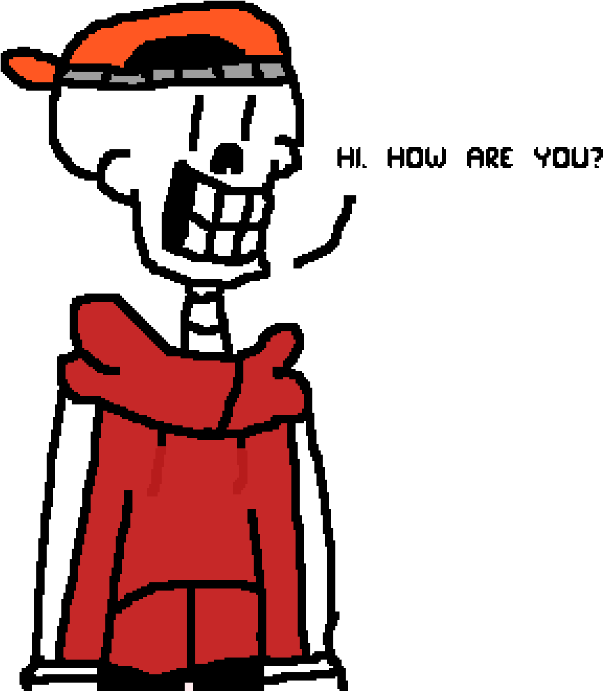 Pixilart Galaxy Swap Papyrus Superkirby Papyrus Head - Cartoon (1200x1200)