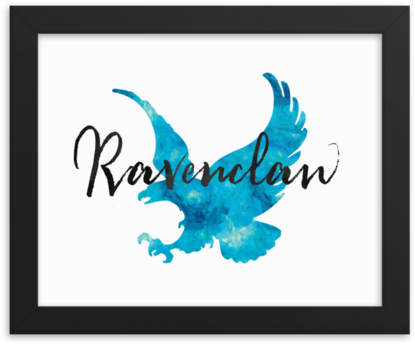 Ravenclaw Hogwarts House Pride Art Print Pinterest - Emblem (600x600)
