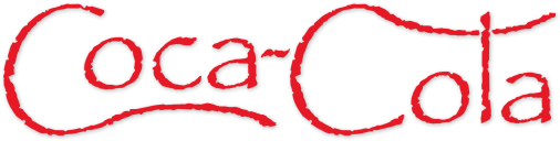 Coca-cola Logo In Papyrus Font - Western Wall (520x245)