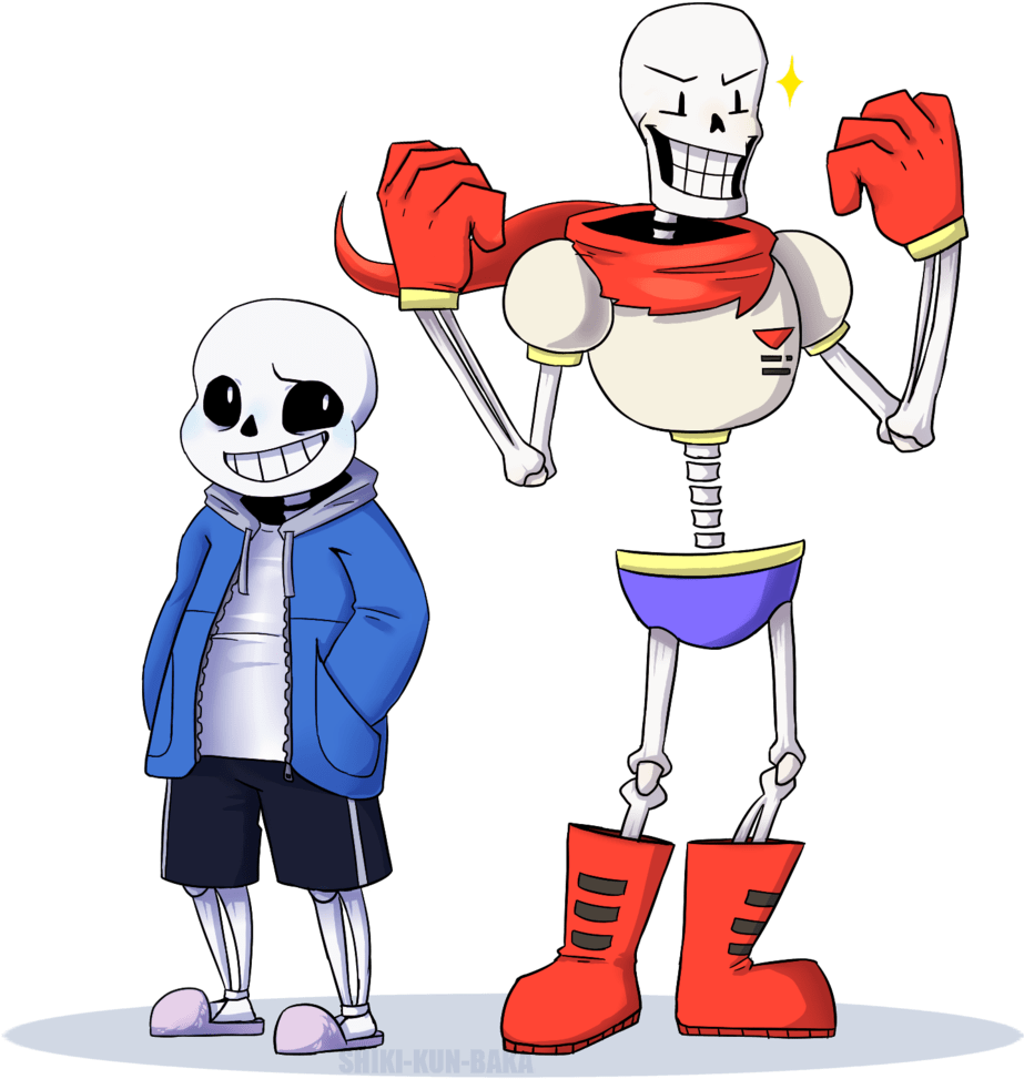 Sans And Papyrus Shiki Kun Baka Deviantart - Sans A Papyrus (1024x1113)
