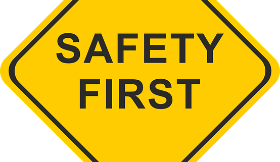 Safe Clipart Site Safety - Traffic Sign (554x321)
