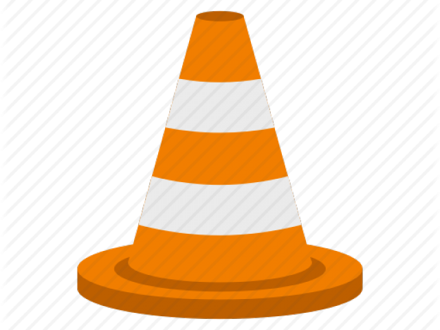 Cone Clipart Road Construction Site - Road Work Cones Png (640x480)