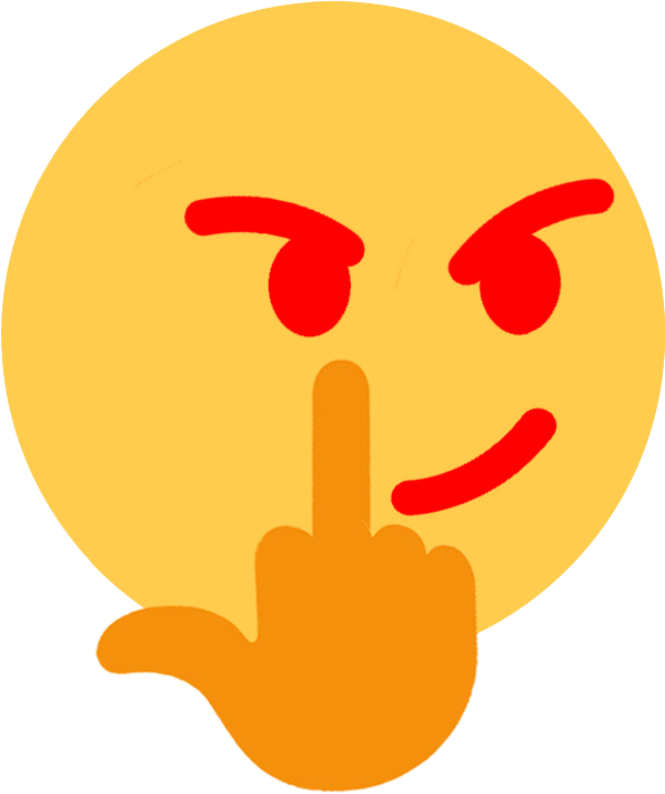 Yellow Orange Smile Emoticon - Fuck Emoji Png (718x714)