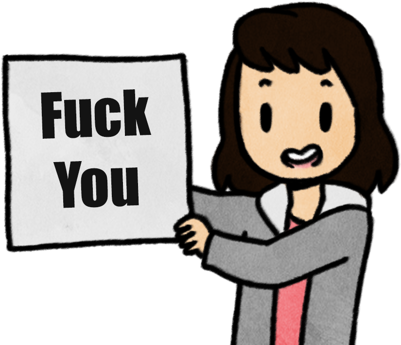 Fuck I You Facial Expression Text Cartoon Human Behavior - Life Is Strange (894x894)