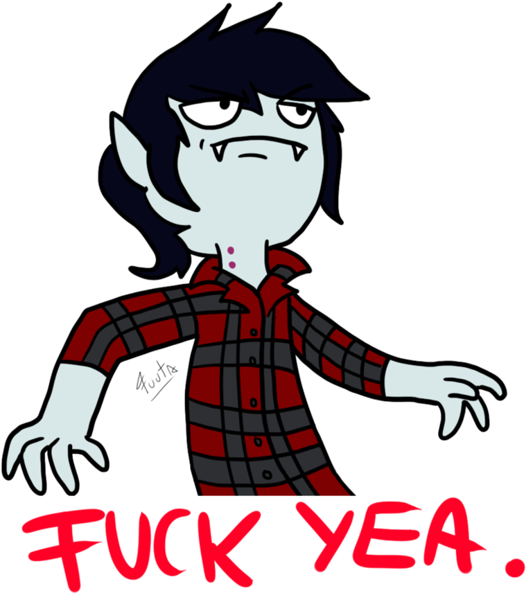 Fuck Yea, Marshall Lee - Hora De Aventuras Memes (852x937)
