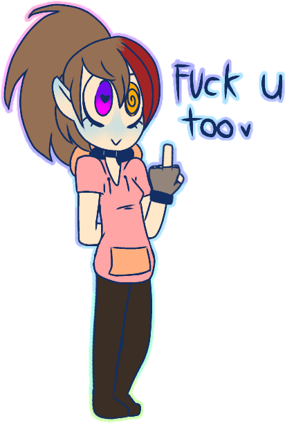Fuck You Too By Thatweirdo246 - Cartoon (479x649)