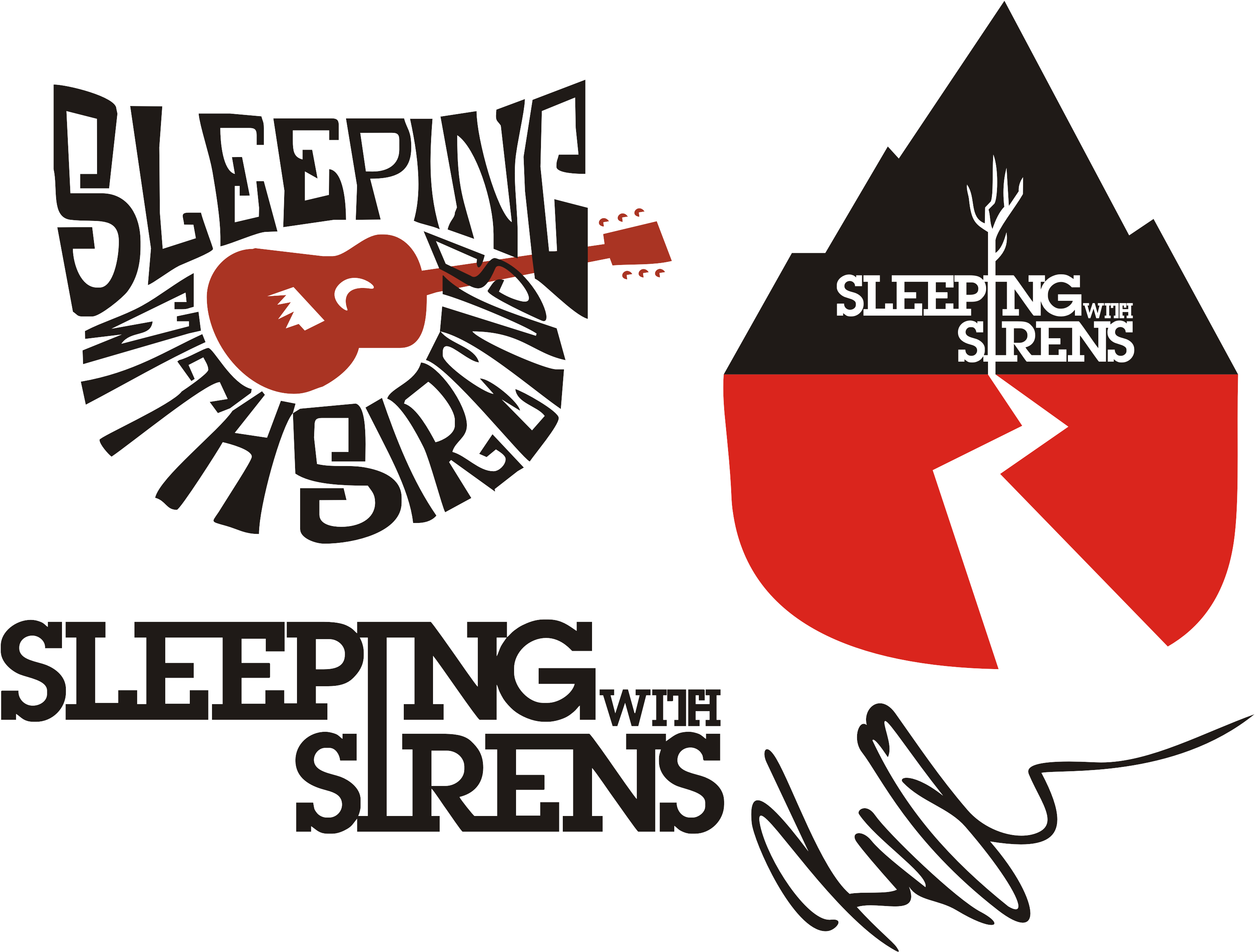 3298 X 2549 3 - Sleeping With Sirens Logo T Shirt (3298x2549)