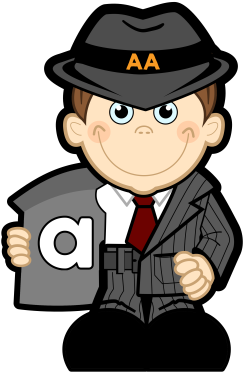 Classroom Sight Word Investigators - Cartoon (309x400)