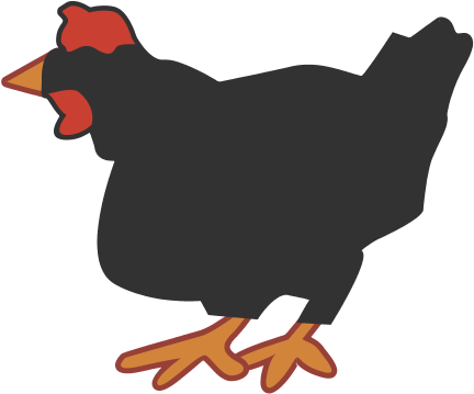 Deadth Clipart Rooster - Hen Clip Art (512x478)