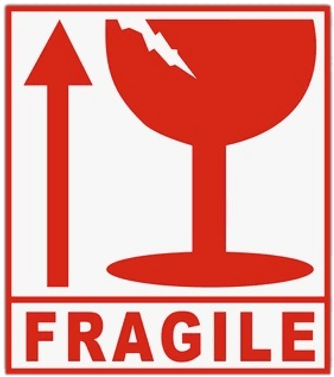 Download Red Fragile Sign Transparent Png - Fragile Sign Png (400x400)