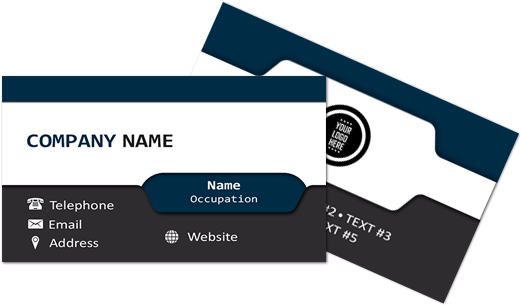 Online Business Cards Printing In Miami - Normal Visiting Card Design (540x310)