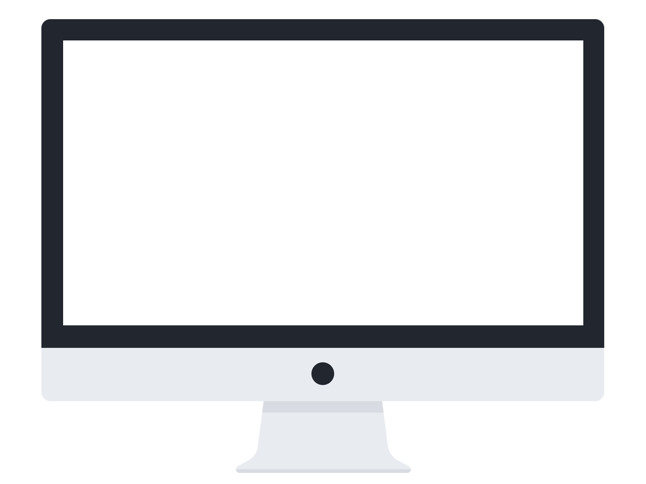 Mac Product Reviews - Flat Imac Mockup Png (1280x960)