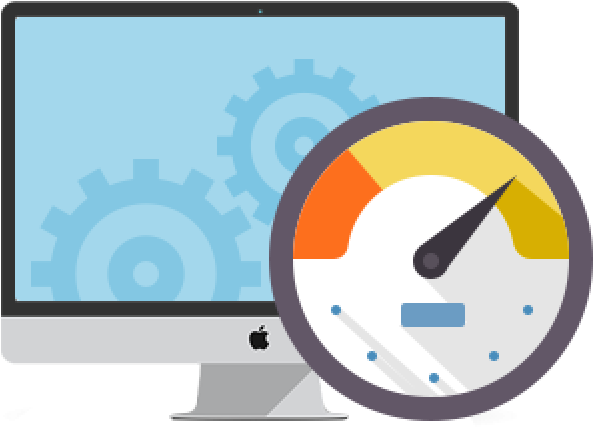 Macbook Clipart Mac Desktop - Computer Speed (640x480)