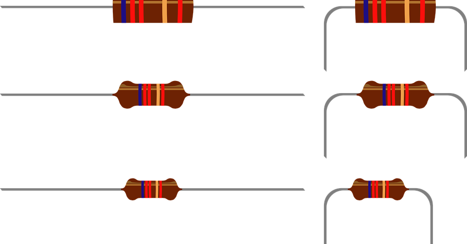 The Construction Of A Carbon Film Resistor - Resistor Clip Art (960x503)