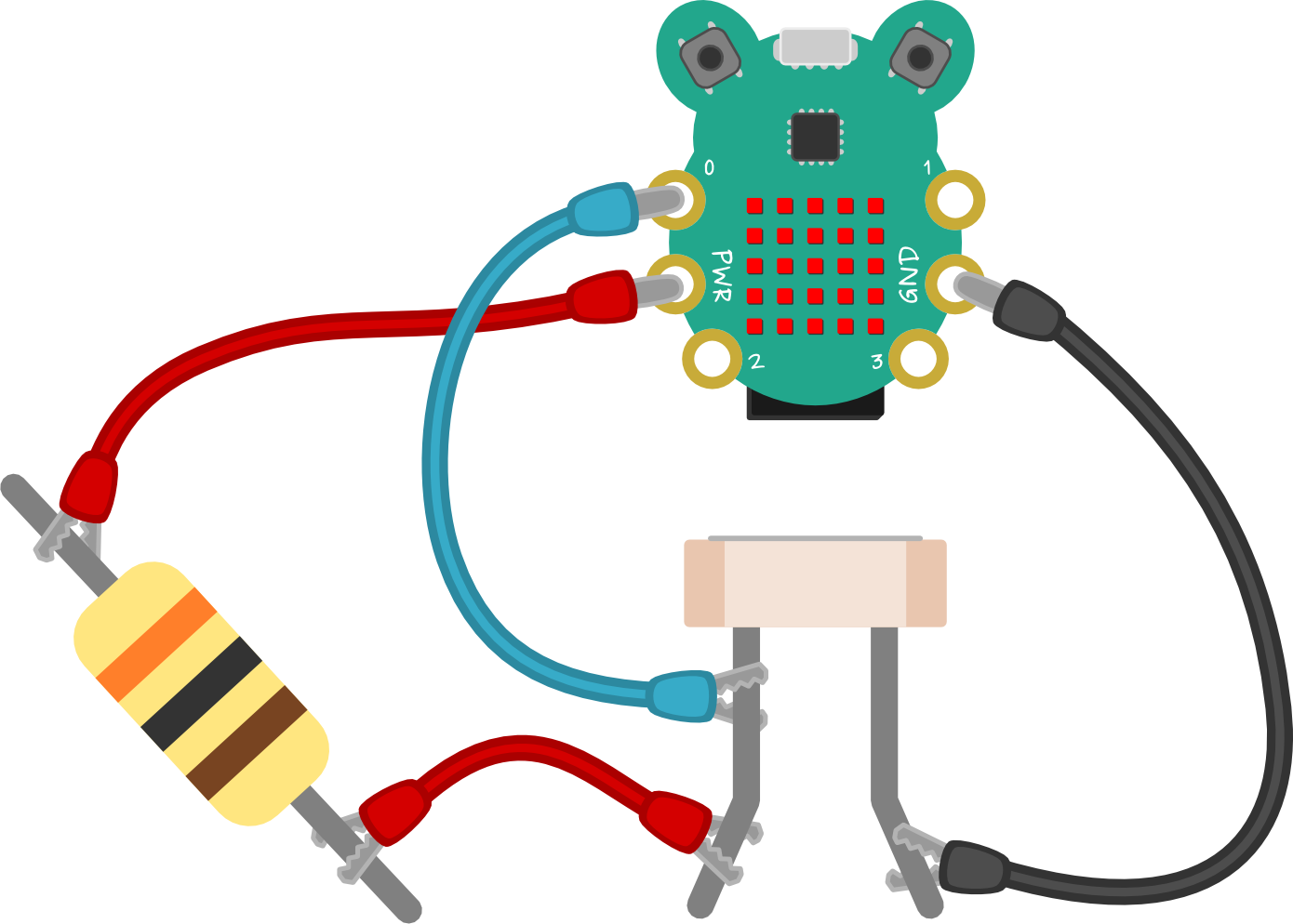 Legs Of The Ldr To Leg 0 On Codebug And To The Other - Legs Of The Ldr To Leg 0 On Codebug And To The Other (1390x994)