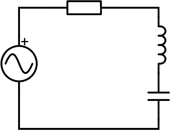 Damped Oscillation Coil Cap Resistor - Rl Series Circuit (621x471)