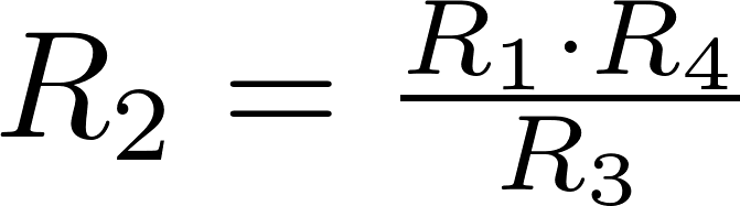 When The Wheatstone Bridge Is Balanced, The Unknown - When The Wheatstone Bridge Is Balanced, The Unknown (671x187)