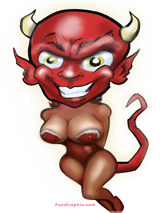 Click And Drag To Re-position The Image, If Desired - Lil Sexy She Devil (525x700)